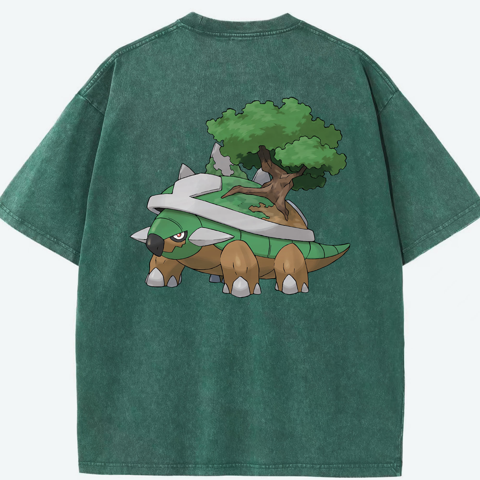 （画像用） ポケットモンスター Pokémon 綿100% ヴィンテージ風 半袖Tシャツ（背面プリント）